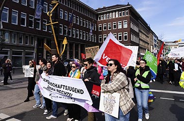 Anti AFD Demonstration in Duisburg