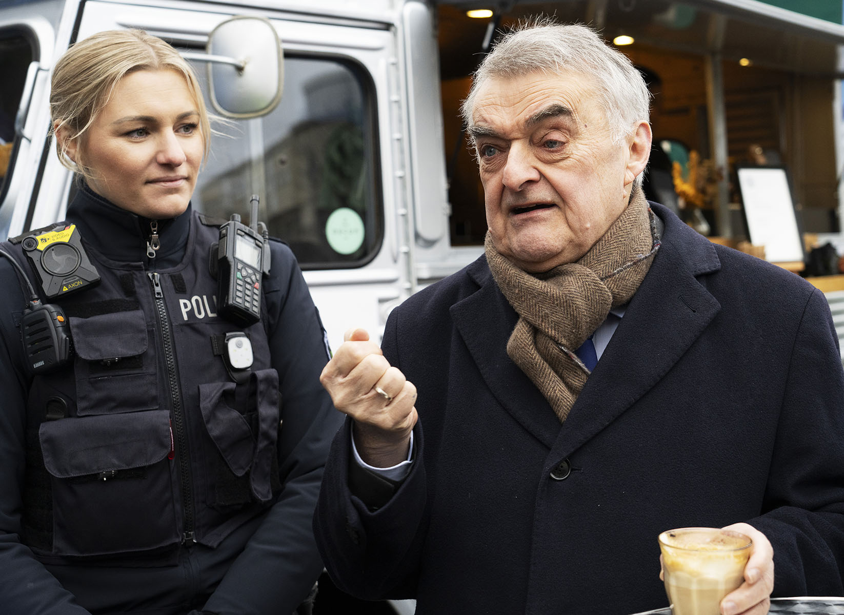 NRW Innenminister Herbert Reul Coffee with a cop - Die Polizei lädt ein