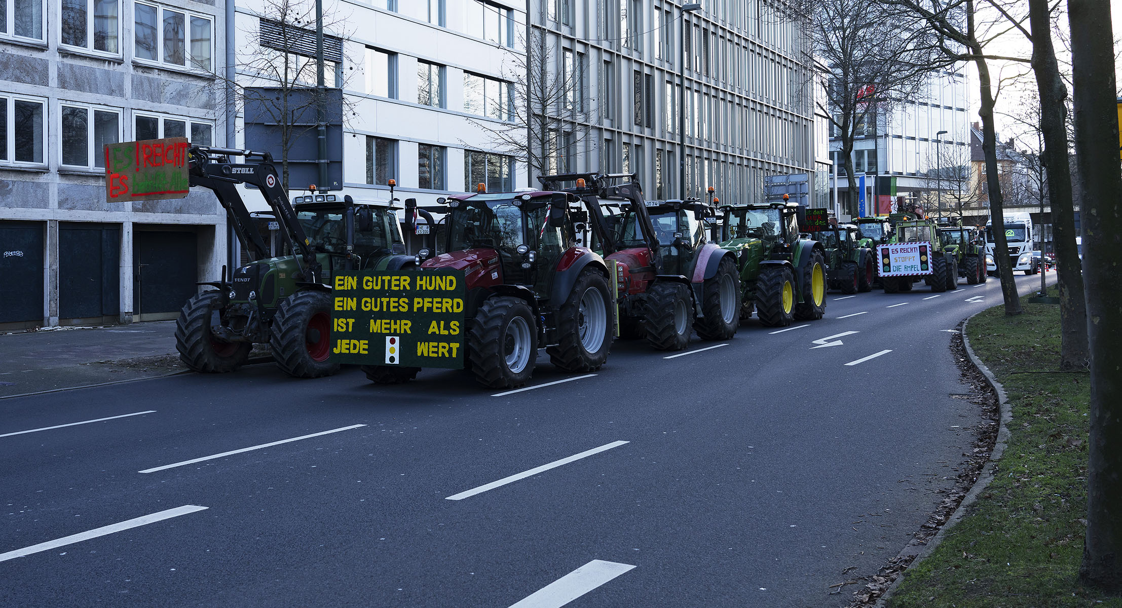 Bauernprotest in Düsseldorf