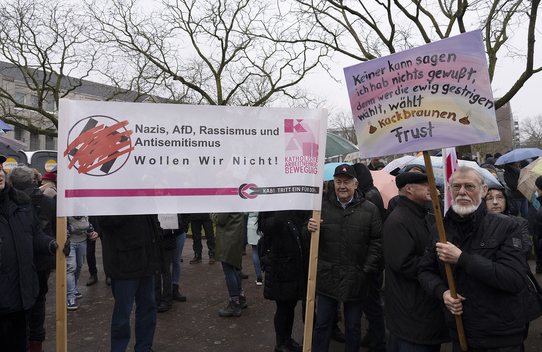 Anti AFD Demonstration in Krefeld