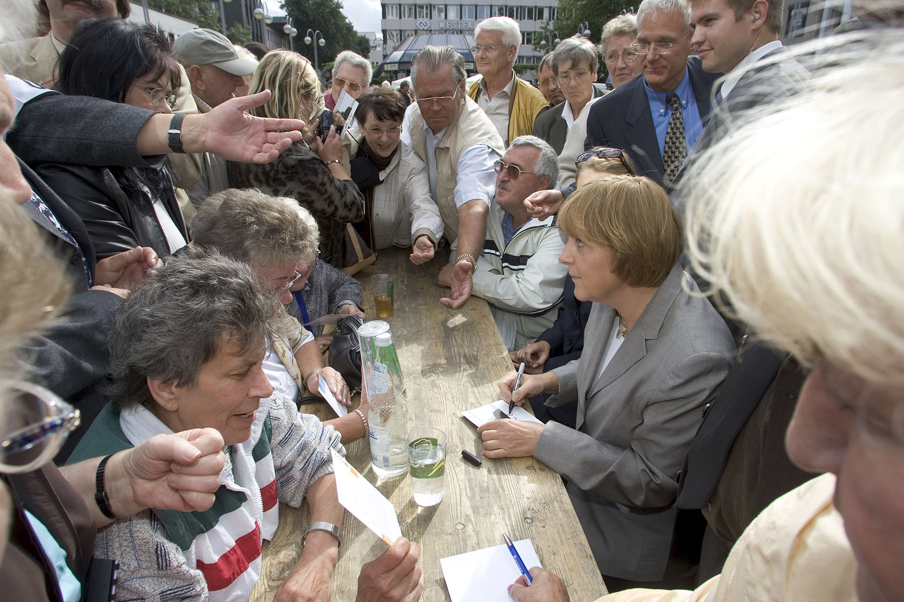 Kommunalwahlkampf NRW Angela Merkel in Bochum