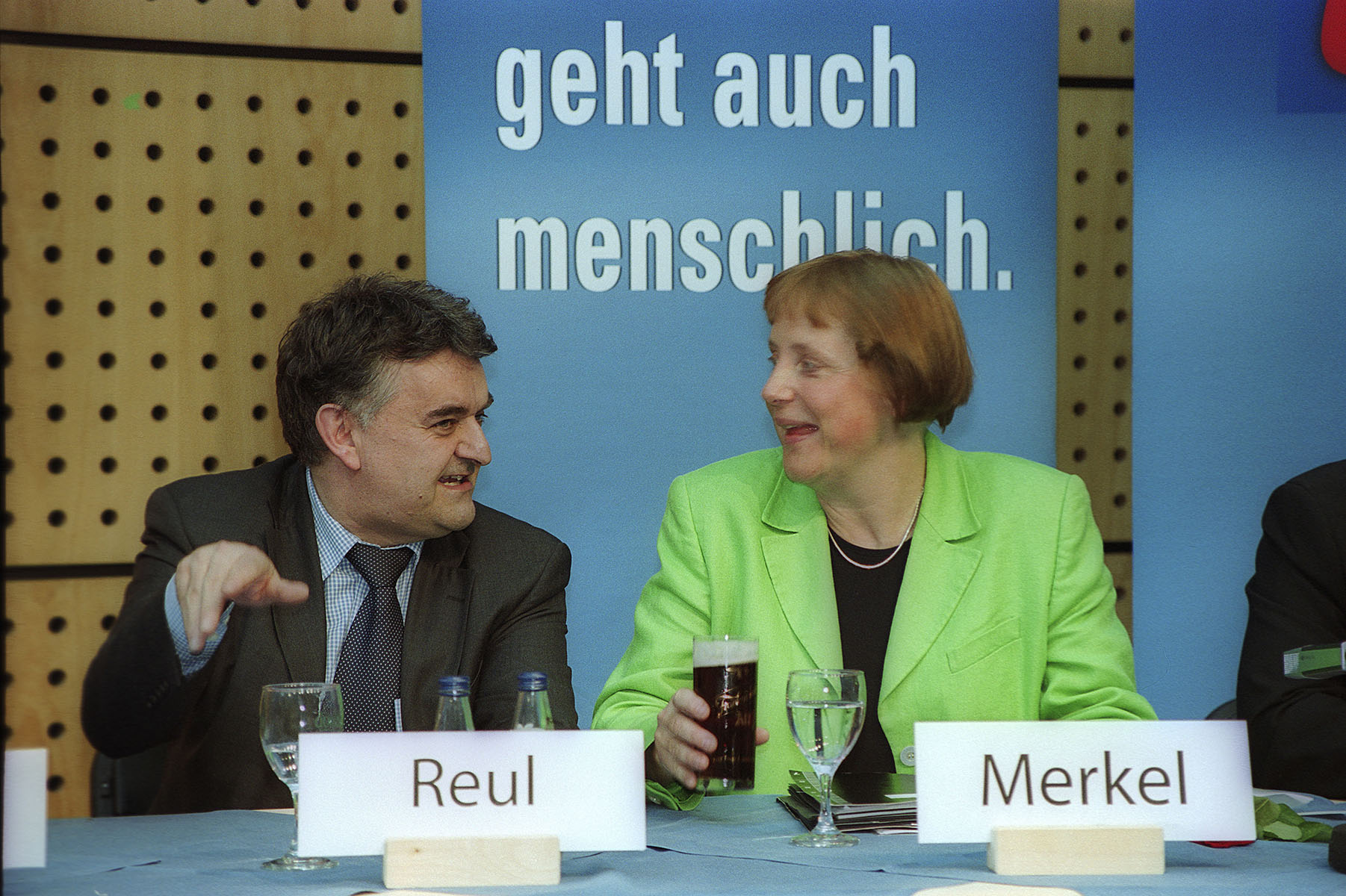 03.05.2000 Angela Merkel NRW Landtagswahlkampf