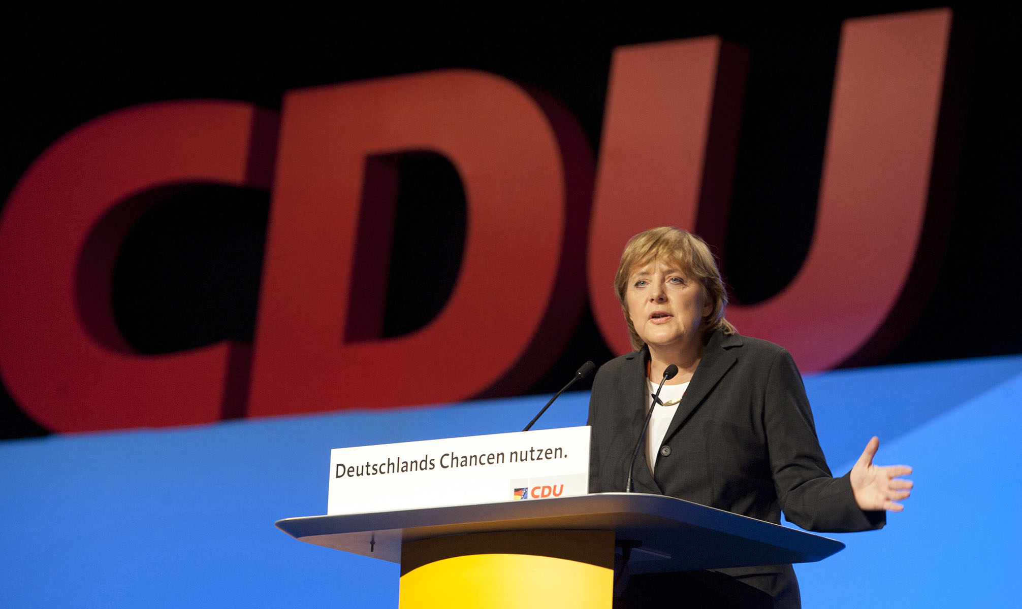 Angela Merkel auf dem CDU Bundesparteitag in Düsseldorf