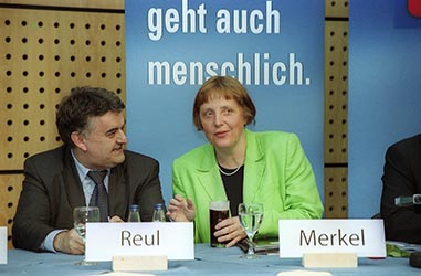 03.05.2000 Angela Merkel NRW Landtagswahlkampf