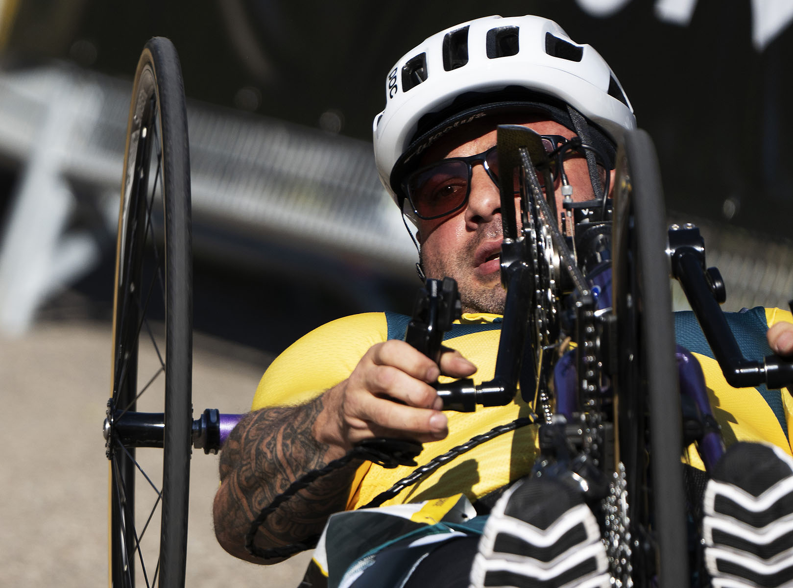 Invictus Games Cycling Road Liegeradrennen Lenny REDROSE Australia