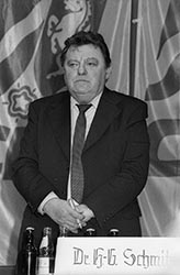 Kanzlerkandidat der CDU/CSU Franz Josef Strau&szlig; in Wesel