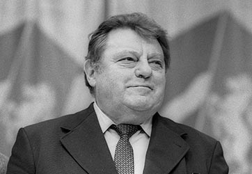 Kanzlerkandidat der CDU/CSU Franz Josef Strau&szlig; in Wesel