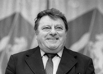 Kanzlerkandidat der CDU/CSU Franz Josef Strau&szlig; in Wesel