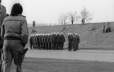 Kanzlerkandidat der CDU/CSU Franz Josef Strau&szlig; in Wesel