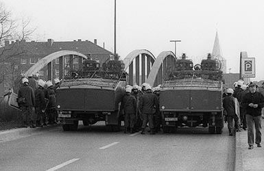Kanzlerkandidat der CDU/CSU Franz Josef Strau&szlig; in Wesel