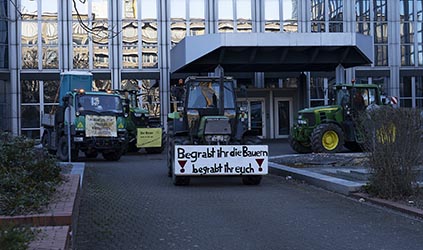Bauernprotest in D&uuml;sseldorf
