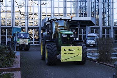 Bauernprotest in D&uuml;sseldorf