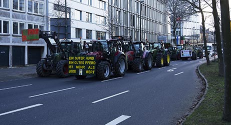 Bauernprotest in D&uuml;sseldorf