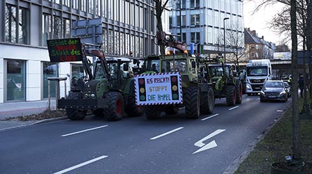 Bauernprotest in D&uuml;sseldorf