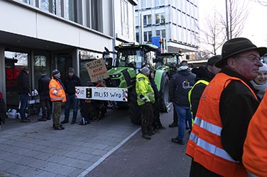 Bauernprotest in D&uuml;sseldorf