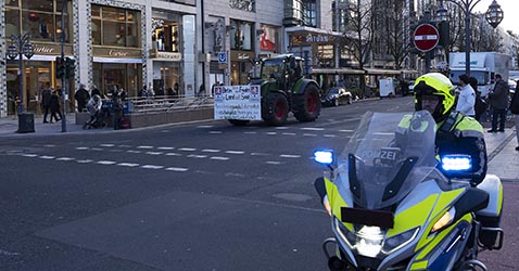 Bauernprotest in D&uuml;sseldorf