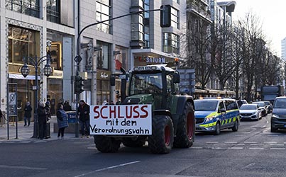 Bauernprotest in D&uuml;sseldorf