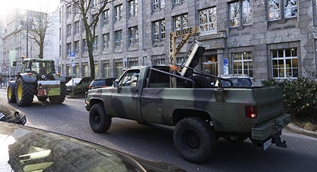 Bauernprotest in D&uuml;sseldorf
